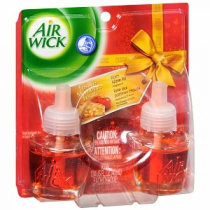 Air Wick Scented Oil Twin Refill Apple & Shimmering Spice