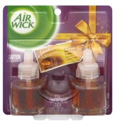 Air Wick Scented Oil Twin Refill Crackling Fire & Log Cabin