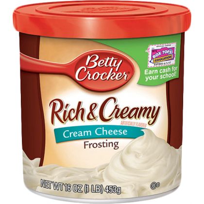 Betty Crocker Rich And Creamy Cream Cheese Frosting (453gm)