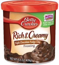 Betty Crocker Rich And Creamy Triple Chocolate Fudge Chip Frosting (439gm)