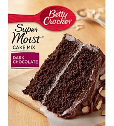 Betty Crocker Super Moist Cake Mix - Dark Chocolate