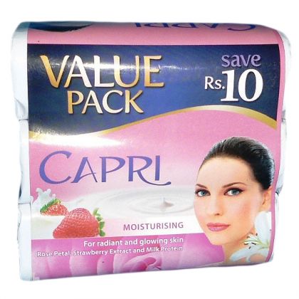 Capri Moisturising Value Pack Soap (3x115gm)