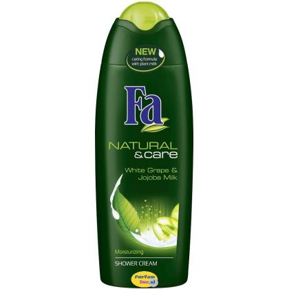 Fa Natural & Care White Grape & Jojoba Milk Moisturizing Shower Cream (250ml)