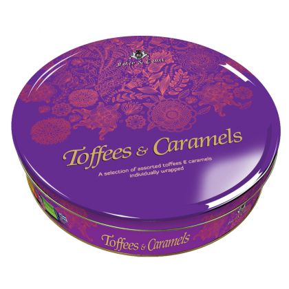 Foley & Court Toffee Colorful Tin Purple (800gm)