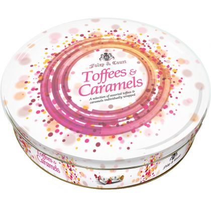 Foley & Court Toffee Colorful Tin White (800gm)