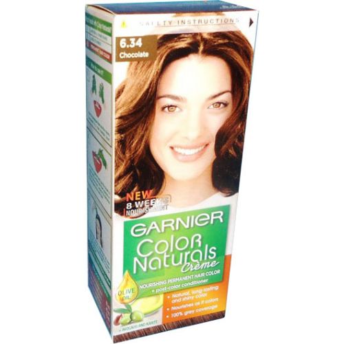 Garnier Color Naturals No. 6.34 (chocolate Brown) - Hair ...