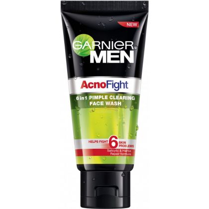 Garnier Men Acno Fight Pimple Clearing Face Wash (100gm)