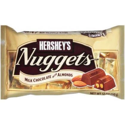 Hershey s Nuggets Milk Chocolate With Almonds (340gm)