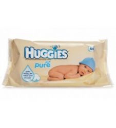 Huggies Baby Wipes - Pure (64S)