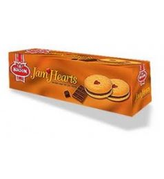 Jam Hearts Biscuit - Chocolate (Half Roll)