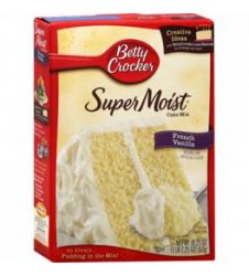 Betty Crocker Super Moist Cake Mix - French Vanilla