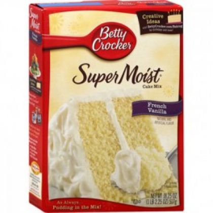 Betty Crocker Super Moist Cake Mix - French Vanilla