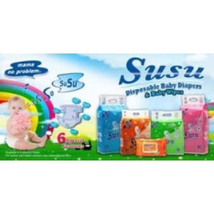 Susu Diapers Economy Pack Small (36Pcs)