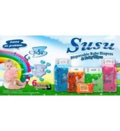 Susu Diapers Value Pack Small (18Pcs)