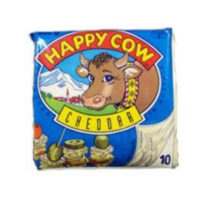 Happy Cow Cheddar Cheese Slice