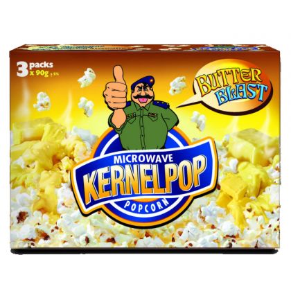 Kernel Pop - Butter Blast (90G) - 3 Pack Set