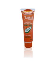 Junsui Face Wash With Whitening - Papaya Scrub