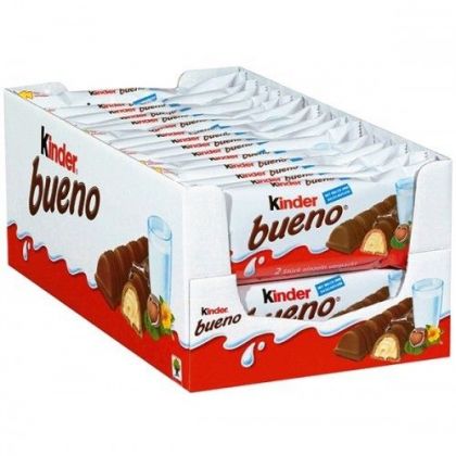 Kinder Bueno With Milk & Hazelnut Box (30x43gm)