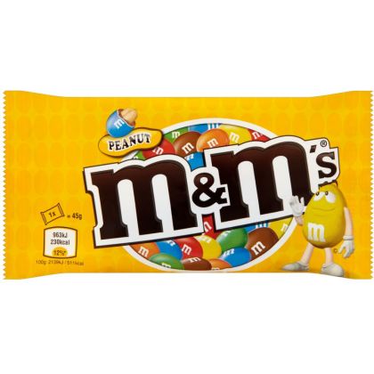 m&m s Peanut Chocolate Beans (45gm)