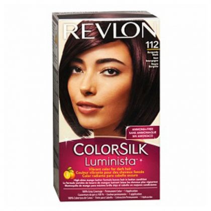 Revlon ColorSilk Luminista Hair Color Dye - Burgandy Black 112
