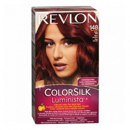 Revlon ColorSilk Luminista Hair Color Dye - Deep Red 148