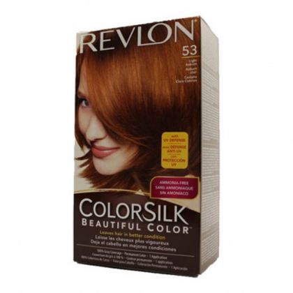 Revlon Colorsilk Hair Color Dye - Light Auburn 53