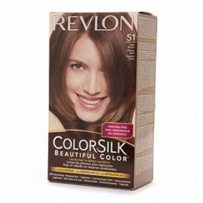 Revlon Colorsilk Hair Color Dye - Light Brown 51