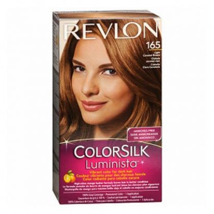 Revlon ColorSilk Luminista Hair Color Dye - Light Caramel Brown 165
