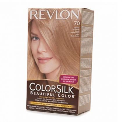 Revlon Colorsilk Hair Color Dye - Medium Ash Blonde 70
