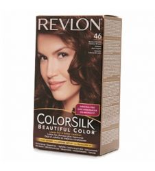 Revlon Colorsilk Hair Color Dye - Medium Golden Chestnut Brown 46