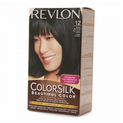 Revlon Colorsilk Hair Color Dye - Natural Blue Black 12