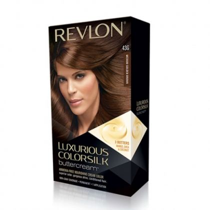Revlon Luxurious ColorSilk ButterCream Hair Color - 43G Medium Golden Brown