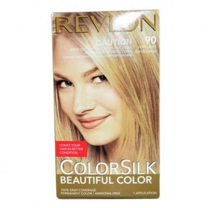 Revlon Colorsilk Hair Color Dye - Very Light Ash Blonde 90