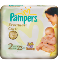 Pamper Diapers Premium Care 2 (3-6 Kg) 52 Pcs