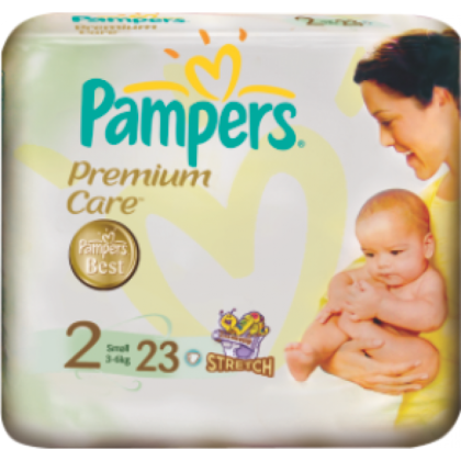 Pamper Diapers Premium Care 2 (3-6 Kg) 52 Pcs