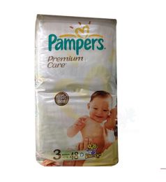 Pamper Diapers Premium Care 3 (4-9 Kg) 48 Pcs