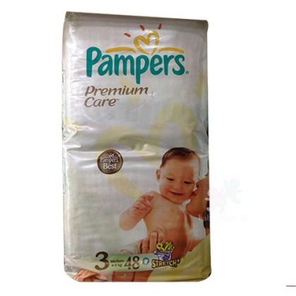 Pamper Diapers Premium Care 3 (4-9 Kg) 48 Pcs
