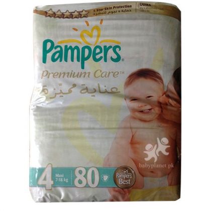 Pamper Diapers Premium Care 4 (7-18kg) 64 Pcs