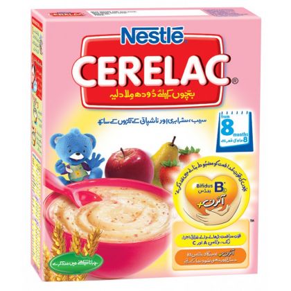 Nestle Cerelac Cereal Strawberry Apple Pear (175gm)