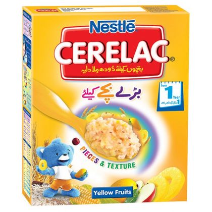 Nestle Cerelac Cereal Yellow Fruit  (175gm)