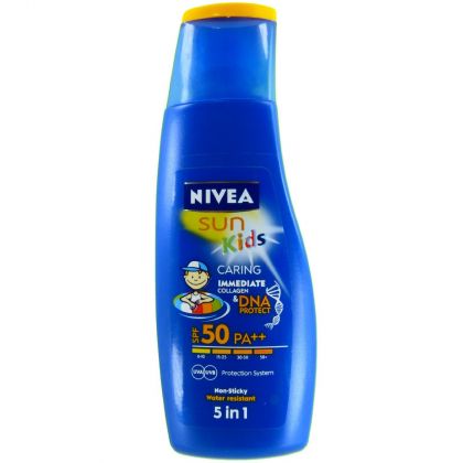 Nivea Sun Kids Caring Immediate Sun Protection Spf 50 (125ml)