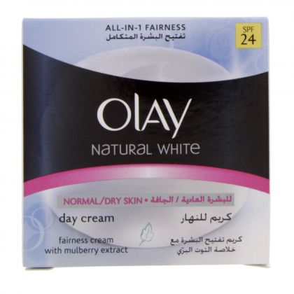 Olay Natural White Normal And Dry Skin Day Cream Spf 24 (100gm)
