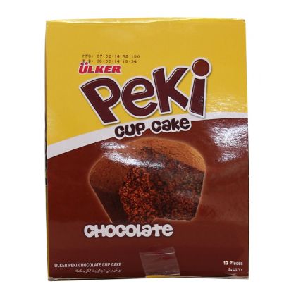 Peki Cup Cake Chocolate (12 cake)
