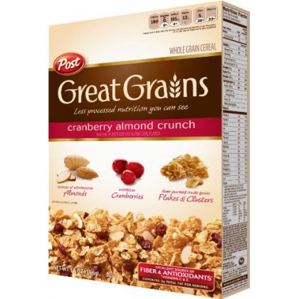 Post Great Grains Cranberry Almond Crunch Cereal (400gm)
