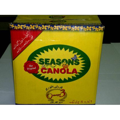 Seasons Canola Oil (1Ltr X 5)