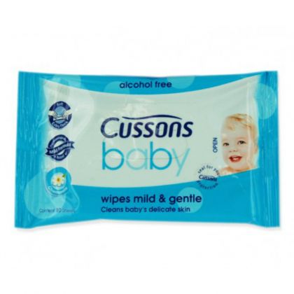 Cussons Baby Wipes Travel Pack Mild and Gentle