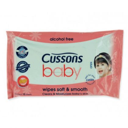 Cussons Baby Wipes Travel Pack Soft and Smooth