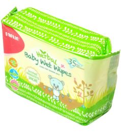 Farlin Herbal Baby Wet Wipes 35 Pcs