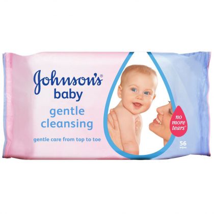 Johnson s Baby Gentle Cleansing Wipes 56 Pcs