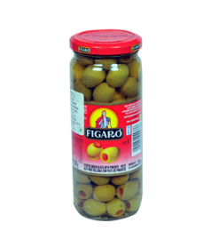 Figaro Green Olives With Pimento Paste (270gm)